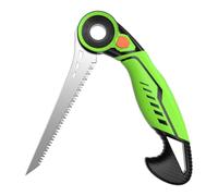 AIRAJ Pruning Saw for Tree Trimming,Folding Saw with SK5 Steel Blade,4 Adjustable Cutting Angles,Pruning Hand Saw with Ergonomic Non-Slip Handle and Safety Lock,Fine Tooth Hand Saw for Gardening