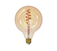 Airam Airam Smart Home Filament LED-globe light source Amber, 125mm, spiral e27, 6w