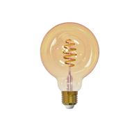 Airam Airam Smart Home Filament LED-globe light source Amber, 95mm, spiral e27, 6w