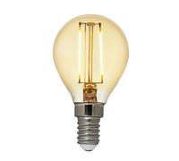 Airam - LED Filament Amber P45 4,5W E14 360lm Dimmable - Clear