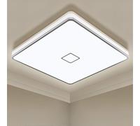 Airand Bathroom Lamp 24W LED Ceiling Light Bathroom LED Ceiling Lamp IP44 Waterproof 32.5CM,Ceiling Lamp for Living Room Bedroom Children's Room Balcony,Ceiling Light Kitchen 4000K Neutral White