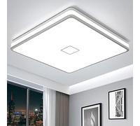 Airand LED Ceiling Light Fixtures Flush Mount 12.8inch 24W Bright White Square LED Ceiling Lamp 5000K, 2050LM Daylight Waterproof Bathroom Ceiling Light for Kitchen Hallway Porch Living Room Bedroom