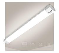 Airand Linkable Led Batten Light Tube Light 150CM 45W 4500LM Ceiling Light for Garage Office Cellar Shop Basement School Bathroom Restaurant Hotel Hostipatal Indoor or Outdoor, Neutral White 4000K