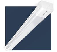 Airand Linkable LED Tube Light Batten Light 3FT 30W 3000LM Ceiling Light for Garage Office Cellar Shop Basement School Bathroom Restaurant Hotel Hostipatal, Ideal Indoor or Outdoor, 90CM Cool White