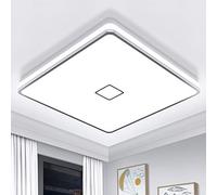 Airand Modern LED Ceiling Light Square, 24W, Cool White, IP44 Water Risistant,2050LM,5000K,32.5CM,for Bathroom, Kitchen, Living Room, Study, Studio,Balcony,Corridor,Hallway