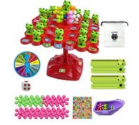 Airber Frog Balance Math Game, Balanced Tree Frog Frog Balancing Game Frog Balance Math Game Stacking Educational Board Game Montessori Educational Stem Digital Counting Toys Kids
