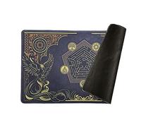 Airber Phoenix Tarot Cloth for Reading - Rectangle Altar Tarot Table Cloth Divination Wicca Velvet | Non-Slip Flocking Tarot Spread Top Cloth Altar Supplies for Tablecloth, Wiccan Tarot Divination