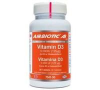 Airbiotic Vitamin D3 5,000 IU 125 μg. Like D3 O Colecalciferol