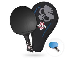 AirBlades The Peace Maker ALC - Professional Ping Pong Paddle - Carbon Fiber Table Tennis Racket Producing Maximum Spin & Control for All Levels - Hard Carry Case & Ergonomic Handle. (Boys)