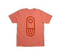 AIRBLASTER Men's Chill Pill T-Shirt, Neon Peach Heather, X-Large