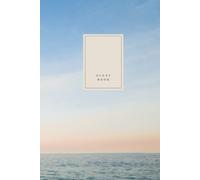 Airbnb Guest Book Hardcover | Beach, Tropical, Nautical, Coastal, Ocean: Airbnb, VRBO, Vacation Home Visitor Book | 121 Pages | 6" x 9"