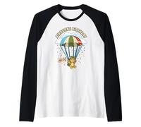 Airborne Birthday Age 5 Fun for Little Ones Kids Raglan Baseball Tee