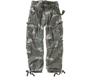 AIRBORNE MENS COMBATS CARGO TROUSERS ARMY WORK WEAR PANTS US NIGHT CAMO 30"-40"