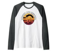 Airborne Paratrooper Parachute Skydiving Parachuting Raglan Baseball Tee