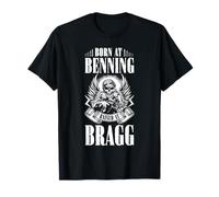 Airborne Veterans - Born At Benning Raised Bragg T-Shirt