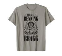 Airborne Veterans - Born At Benning Raised Bragg T-Shirt