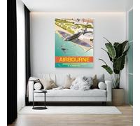 Airbourne, Eastbourne International Airshow Art Print by Dave Thompson -size A4 (21 x 29.7)