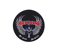 Airbourne No Guts Glory Patch Badge Embroidered Iron on Applique Souvenir Accessory