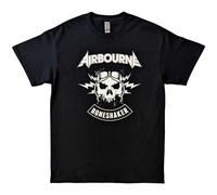 Airbourne R 'N' R Boneshaker Official Tee T-Shirt Mens Unisex (Medium) Black