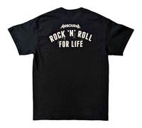 Airbourne T Shirt R 'N' R Boneshaker Band Logo Official Mens Black S