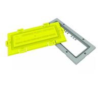 Airbrick Flood Cover Defence - Vent Cover Flood Barrier Water Protection (Grey)