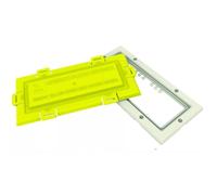 Airbrick Flood Cover Defence - Vent Cover Flood Barrier Water Protection (White)