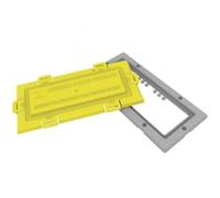 Airbrick Flood Water Defence Protection Cover with Grey Coloured Frame