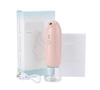 Airbrush Air Compressor Kit Nano Sprayer Water Oxygen Injector Gun for Nail Art Tattoo Crafts Cake Makeup Effortless Precision Consistent Spray(Pink)