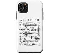 Airbrush Artist Airbrushing Model Painter Vintage Patent Case for iPhone 11 Pro Max