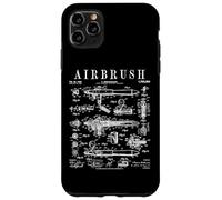Airbrush Artist Airbrushing Model Painter Vintage Patent Case for iPhone 11 Pro Max