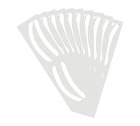 Airbrush Brow Stencil Tape | Airbrush Brow Mapping Template | 10 Pairs Professional Eyebrow Dyeing Ruler, Dyeing Tinting Shaper, Auxiliary Stamp, Eyebrow Protection