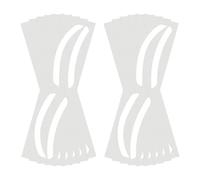 Airbrush Brow Stencil Tape, Brow Shape Tape, 10 Pairs Auxiliary Strips, Stamp Shaper, Adhesive, Waterproof Eyebrow Protection Film For Professional Salon Use