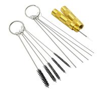 Airbrush Cleaning Kit,Paint Brush Cleaning Tool - Powerful Stainless Steel Needle Portable for Handles Nozzles Pipes Professional Work Artists Craftsmen