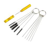 Airbrush Cleaning Kits Metal Airbrush Painting Supply for Auto Parts Cleaning Golden
