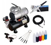 Airbrush compressor 3L Tank FENGDA + Airbrush + Paints Model Kit