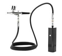 Airbrush Compressor Kit, Pneumatic Air Pump with High Precision 0.002 Mm Tolerance, 1.0 Mm Nozzle for Tattoo, Nail Art, Face Painting, Cake Decoration