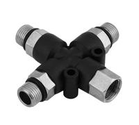 Airbrush Compressor to Airbrush Hose Adapter Splitter Connector 1/8" BSP 3-Way