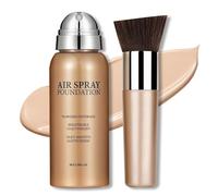 Airbrush Flawless Foundation For Mature Skin, Silky Mist Spray Full Coverage Foundation, Korean Makeup Long-Lasting, Buildable Coverage, Flawless Natural Finish, Moisturizing Makeup Base Cream