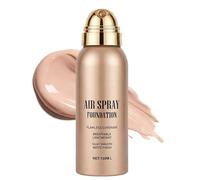Airbrush Foundation - Flawless Full Coverage for Mature Skin, Breathable Blendable Spray Foundation Makeup for Silky Smooth Radiant Finish, Waterproof Foundation for All Skin Types (#01)