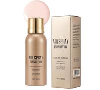 Airbrush Foundation Makeup Spray, Full Coverage, Long-lasting, Waterproof, Flawless Setting Spray for Mature Skin, Smooth Radiant Finish, 100ml (#01 Ivory White)