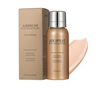 Airbrush Foundation Spray - 70ml Buildable Base | Liquid & Matte Finish Mist, Long Lasting Full Coverage Makeup For Weddings Parties Dates And Birthday, Seamless Silk Professional Cosmetics
