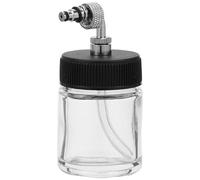 Airbrush Glass 22cc Refillable Paint Bottles for Siphon Feed Models