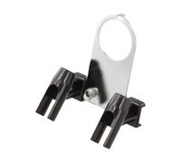 Airbrush Holder For Compressor Stand Dual Spray Rack Metal Plastic Support For Painting Model Car Cake Decoration Silver Black