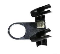 Airbrush Holder for Compressor Stand, Dual Spray Station with Metal and Plastic Construction, for Body Painting, Model Car Detailing and Cake Decoration