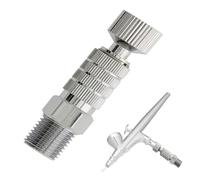 Airbrush Hose Adapter, Lightweight, - Sleek Stylish Professional 1/8 Inch Connectors, Disconnect Quick Release Plug, Copper Coupler Replacement Parts Beauty | Beauty High-Performance