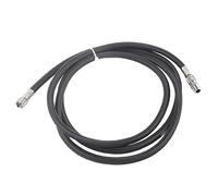 Airbrush Hose, Premium Nylon Flexible Durable Universal 1/8 Inch Thread Airbrush Hose for Model Painting and Airbrush Art 1.8m Long Black