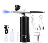 Airbrush Kit Rechargeable Cordless Airbrush Compressor, 30PSI High Pressure,Portable Handheld Airbrush Gun, Airbrush Set Wireless Air Brush for Model Painting,Makeup,Barber, Nail Art