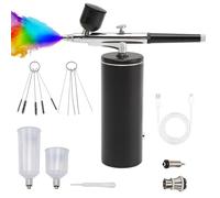 Airbrush Kit With Compressor Rechargeable Air Brush Set with Cleaning Brush