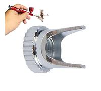 Airbrush Needle Cap Replacement - Alloy Nozzle Cover Accessory, Spray Painting Tool Part, Precision Front with Smooth Flow Control Build | Airbrush Accessory for Painters Students Teachers