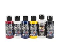 Airbrush Paint - Wicked Detail Primary Set - 6x60ml btls - #W110-00